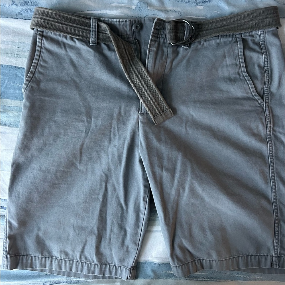 Old Navy Gray Flat Front Shorts